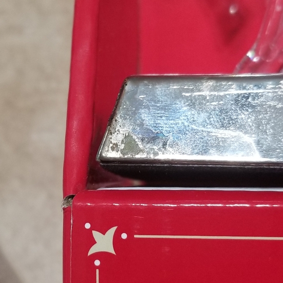 Clear Plastic Reindeer Stocking Holder - Picture 4 of 5